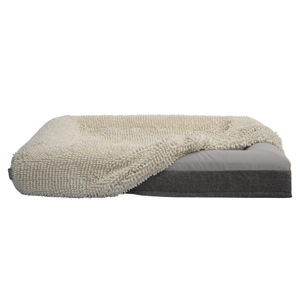 Teddy Fur King Orthopedic Slip On Cover