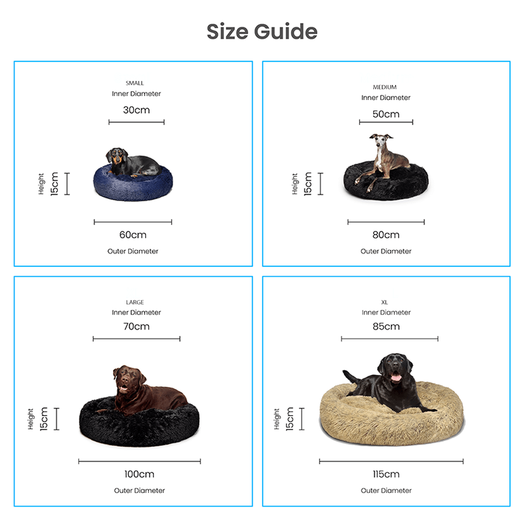 Fur King "Aussie" Calming Dog Bed - Pet Parlour Australia