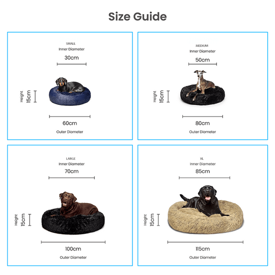 Fur King "Aussie" Calming Dog Bed - Pet Parlour Australia